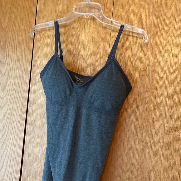 Skinny Girl LARGE Smoothers & Shapers Control Camisole Top Tank Gray Slimming - Picture 3 of 9